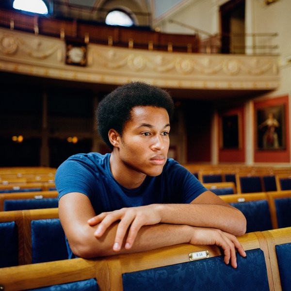 Sheku Kanneh-Mason at the Royal Academy of Music in London on September 8, 2018.