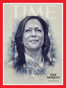 Kamala Harris Her Moment Time magazine cover