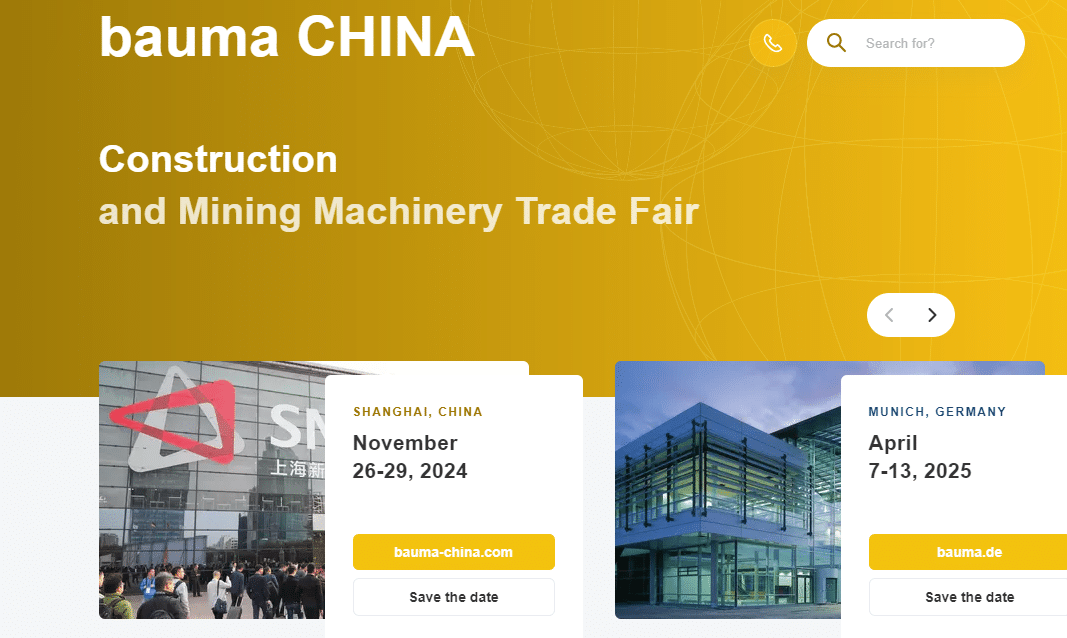  bauma china website