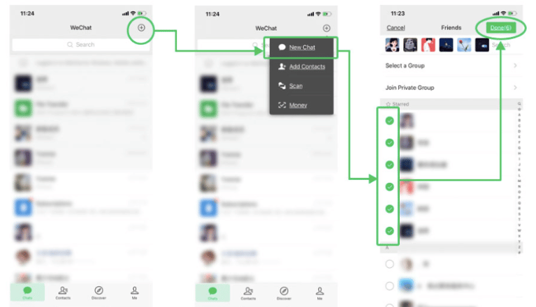 Create or Join WeChat Group Chats