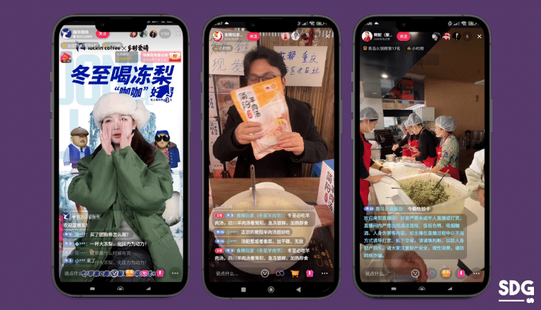 Douyin Livestreams for Dongzhi Festival