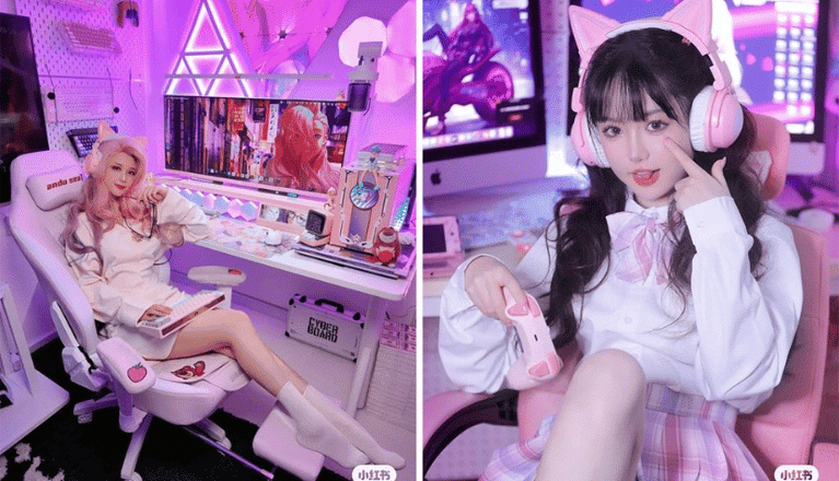 Gamer Girl trend on Xiaohongshu