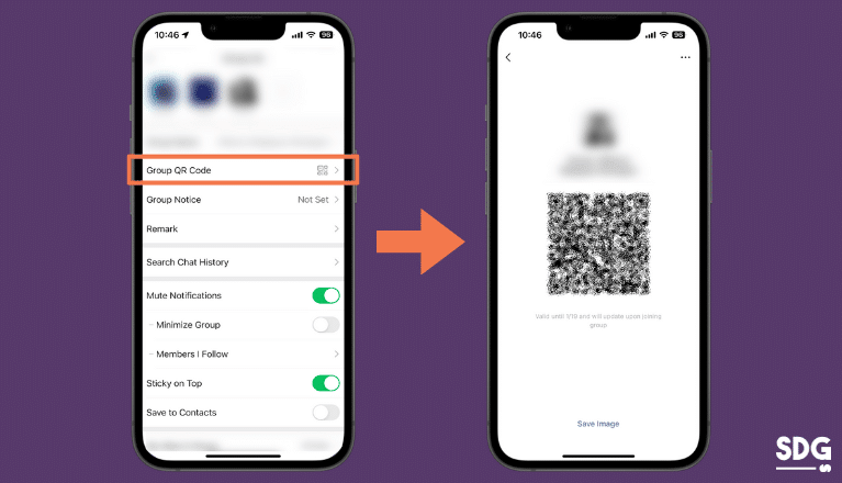 Generating WeChat Group QR Code