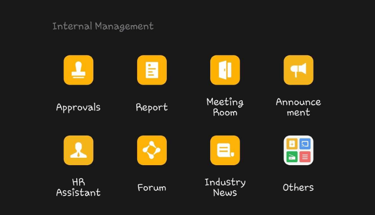 Internal Communication Features on WeCom