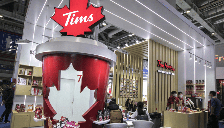Tim Hortons at the 2021 China International Import Expo