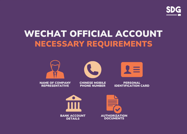 wechat official account requirements